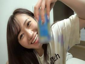 中出し部屋呑みドキュメント　圧巻天然巨乳の性格１００点癒し女神　わか菜ほの　サンプル画像09